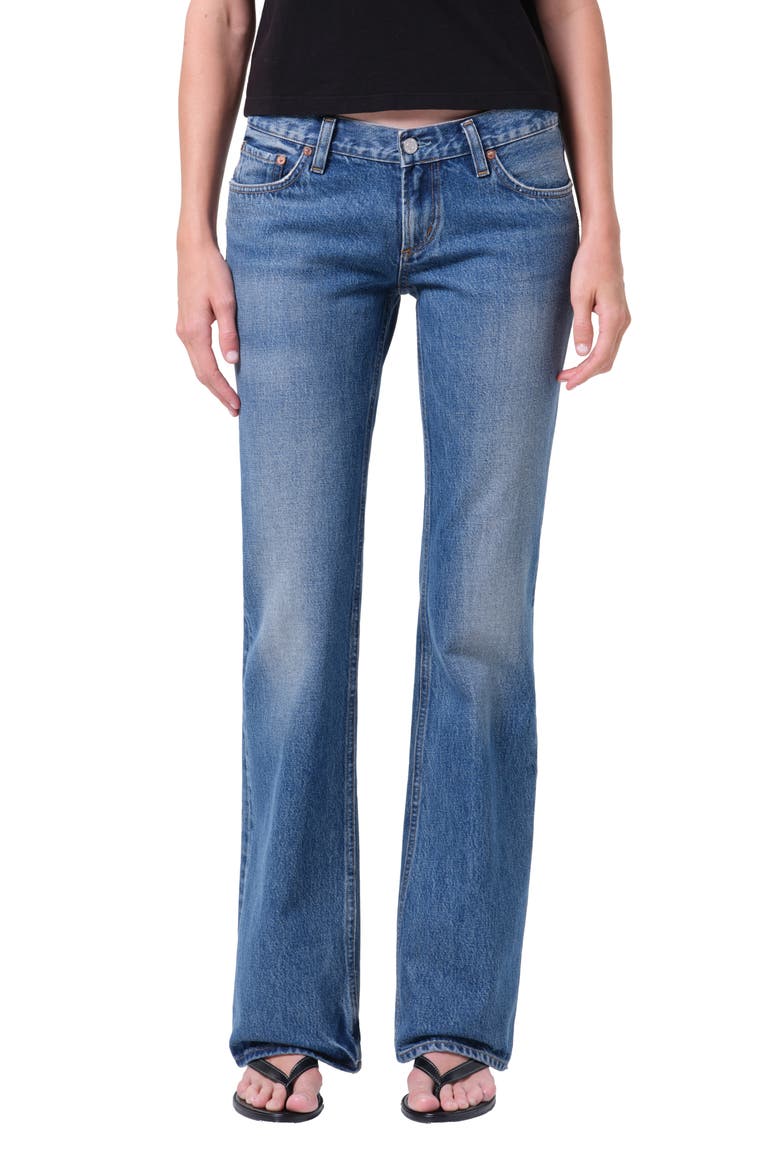 Low Rise Bootcut Jeans, Main, color, MARGIN