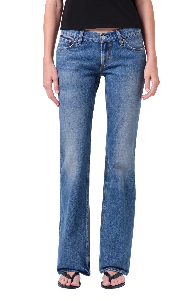 AGOLDE Low Rise Bootcut Jeans, Main, color, Margin