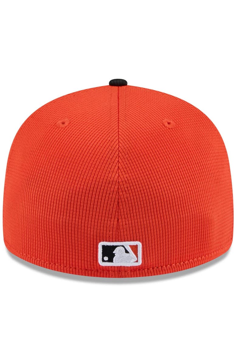 New Era Men's New Era Orange/Black San Francisco Giants 2025 Spring Training Low Profile 59FIFTY Fitted Hat, Alternate, color, Orange