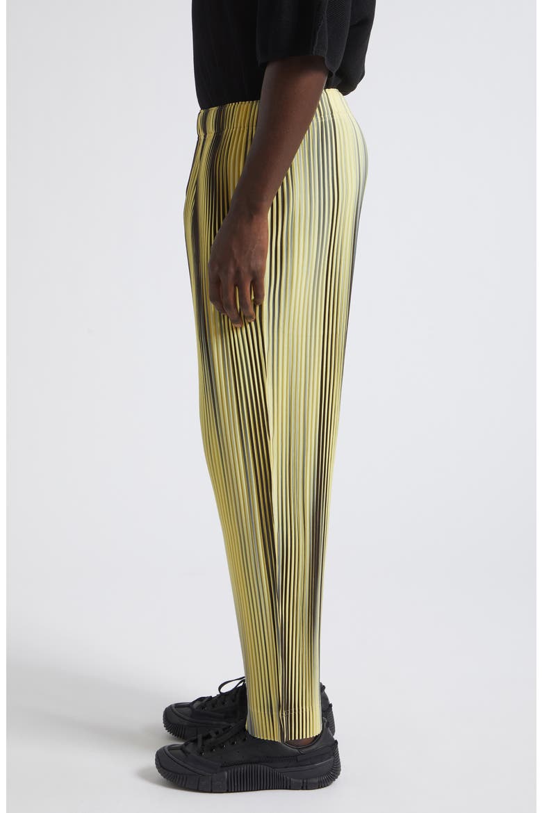 Blend of Lights Pleated Crop Pants, Alternate, color, YELLOW