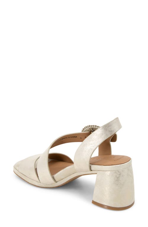 Gentle Souls By Kenneth Cole Roma Sandal In Soft Gold Leather