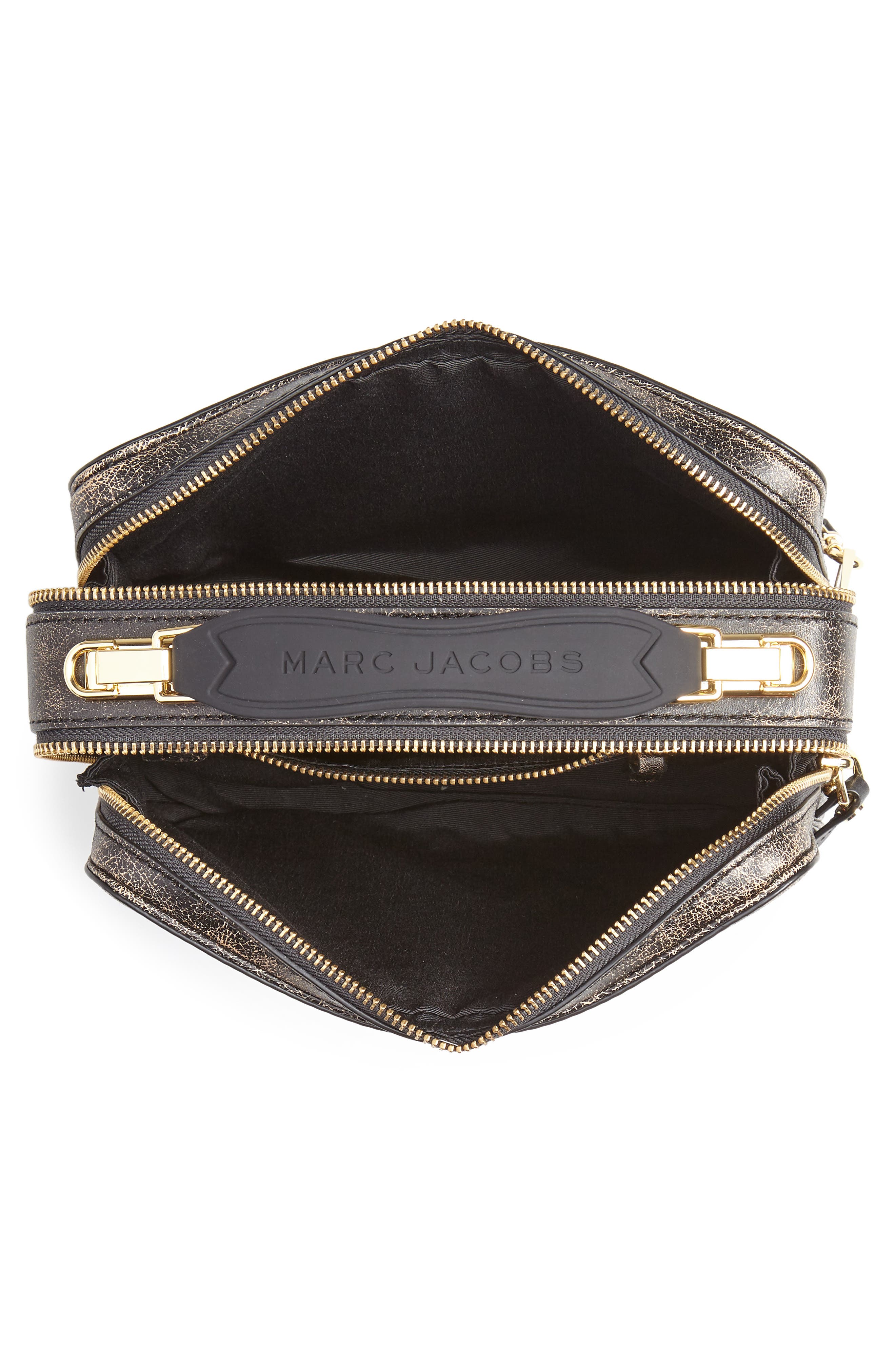 The Box Leather Handbag, Alternate, color, BLACK