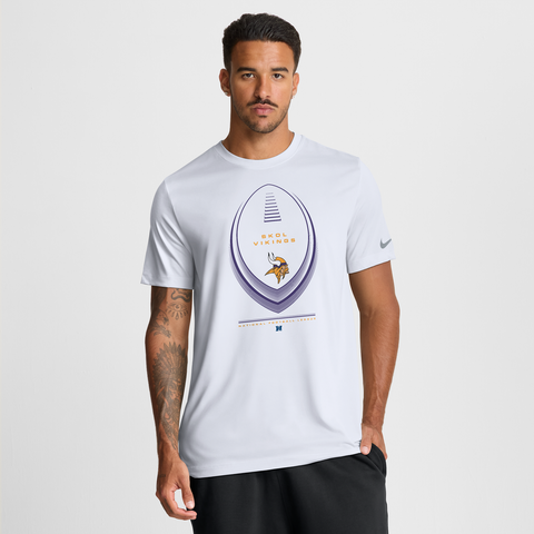 Men's Nike White Minnesota Vikings Legend Icon Dri-FIT T-Shirt