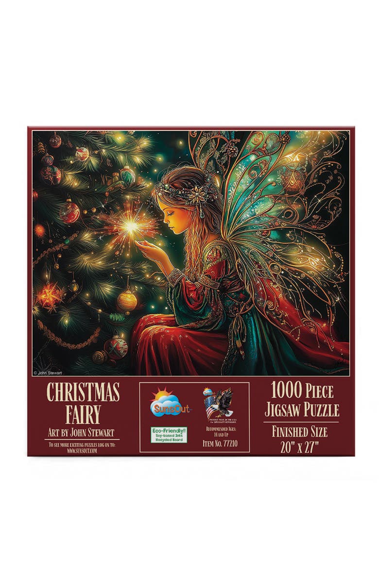 Sunsout Christmas Fairy 1000 piece Jigsaw Puzzle for Adults, Alternate, color, Multicolor