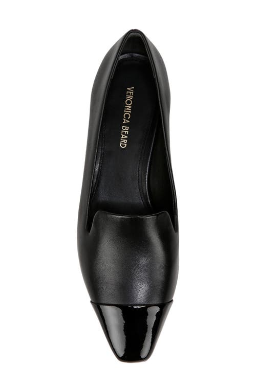 Veronica Beard Cecile Cap Toe Loafer In Black