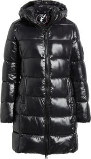 Save The Duck Ines Water Repellent Longline Hooded Puffer Jacket