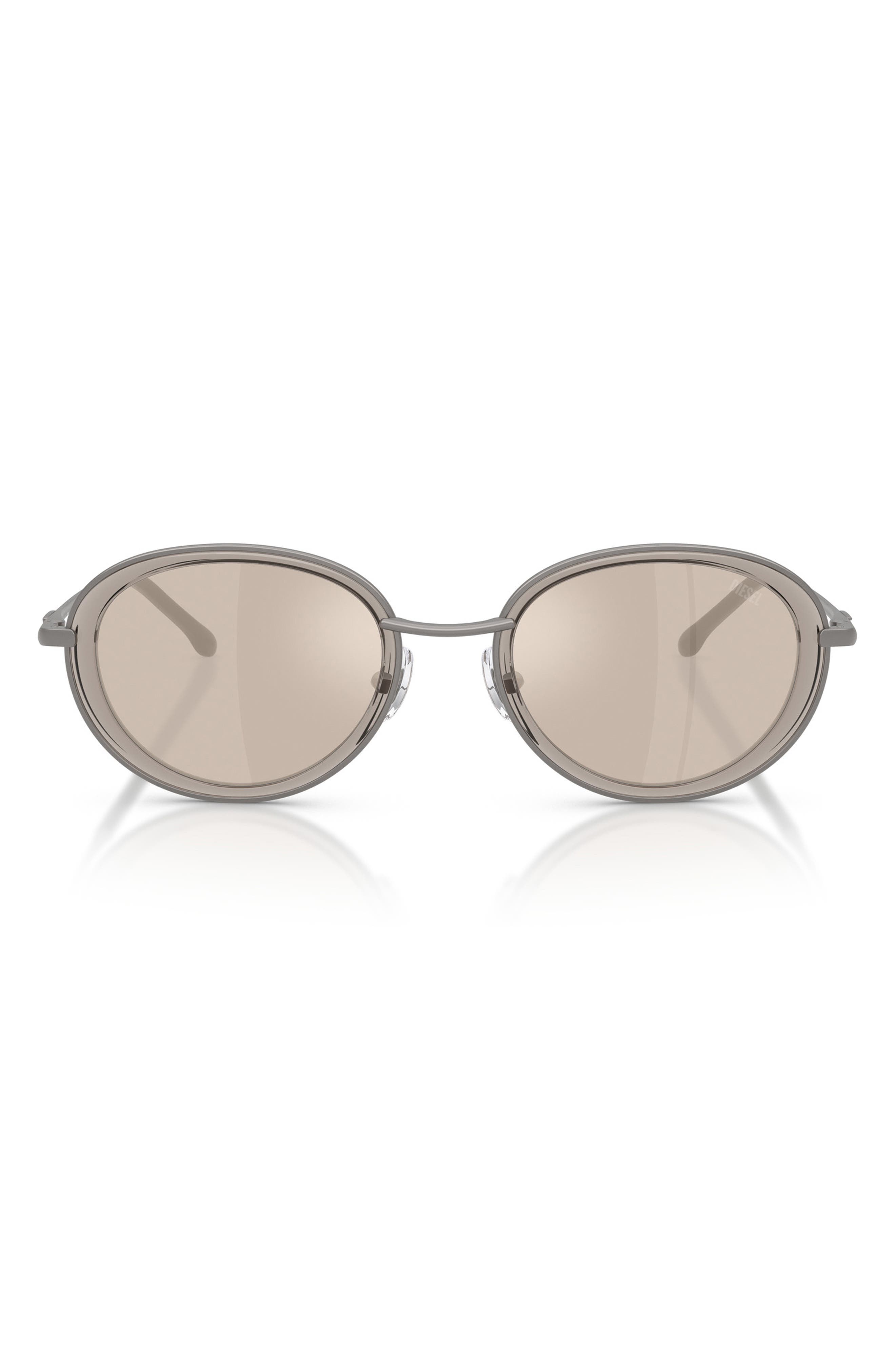GUNMETAL / IVORY MIRROR SILVER