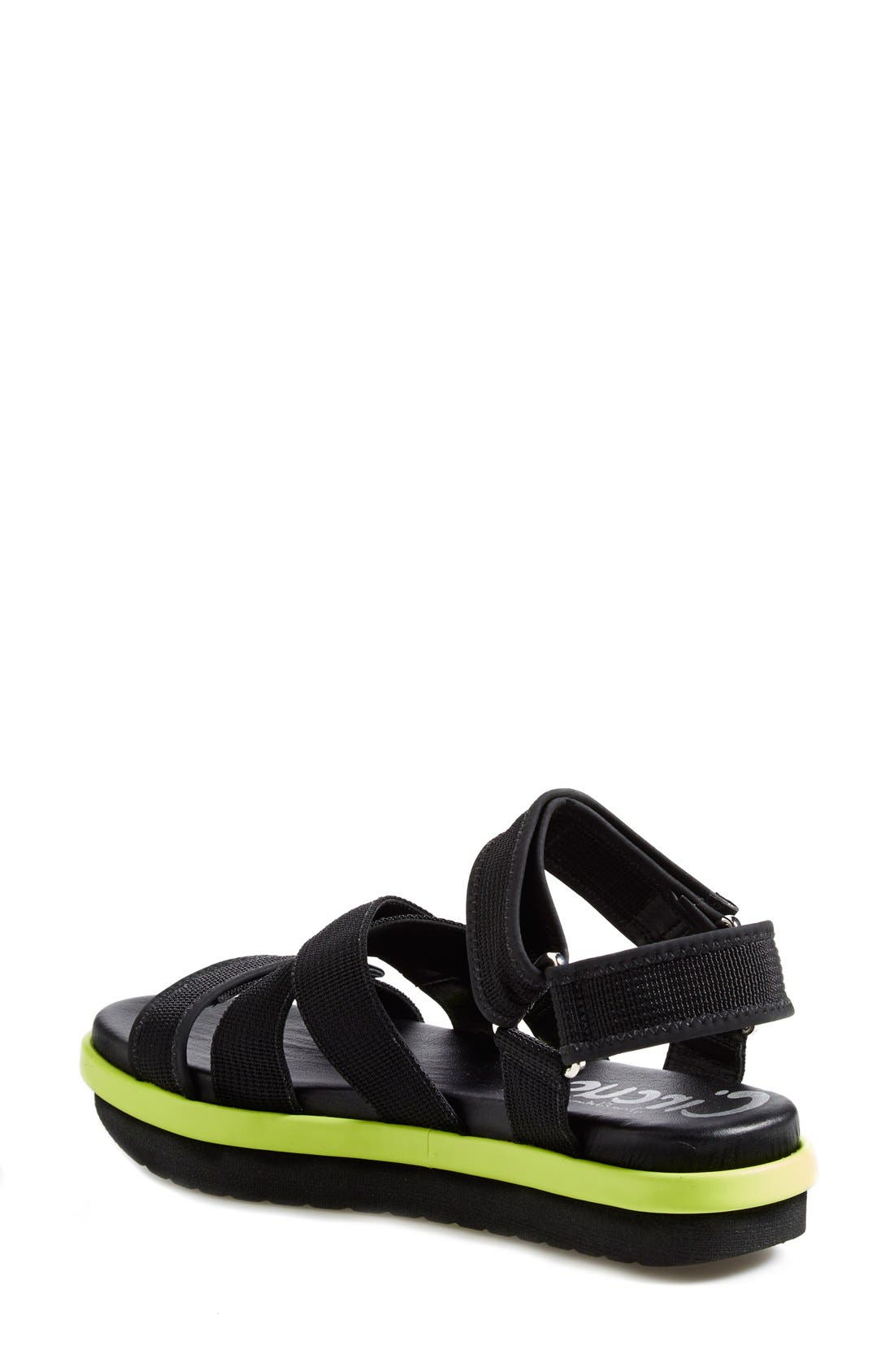 Circus by Sam Edelman 'Rockaway' Platform Sandal, Alternate, color, BLACK NYLON