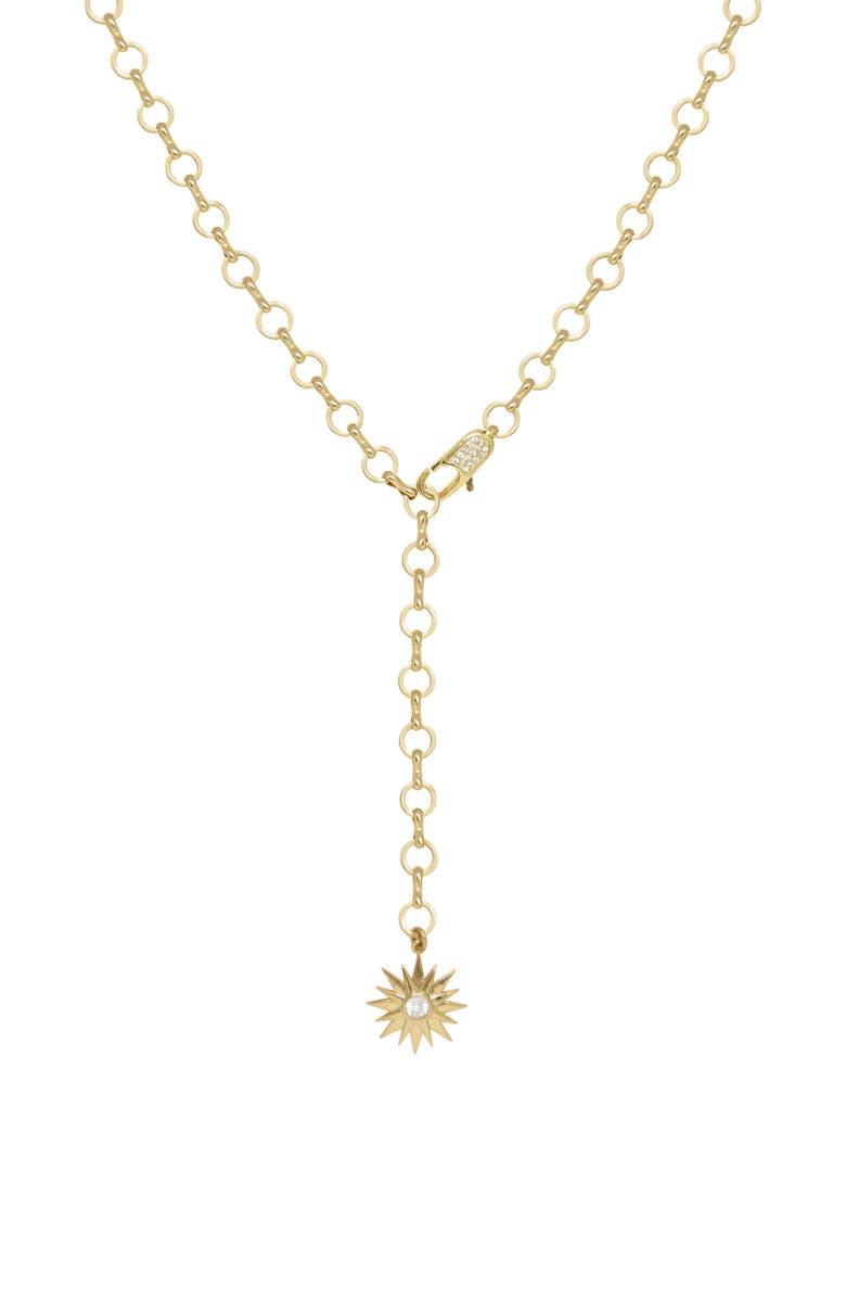 Ettika Starburst Lariat Necklace, Main, color, 
