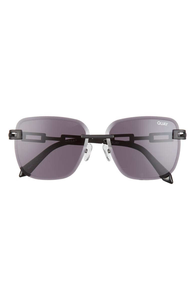 QUAY x Saweetie No Cap 52mm Square Sunglasses, Main, color,