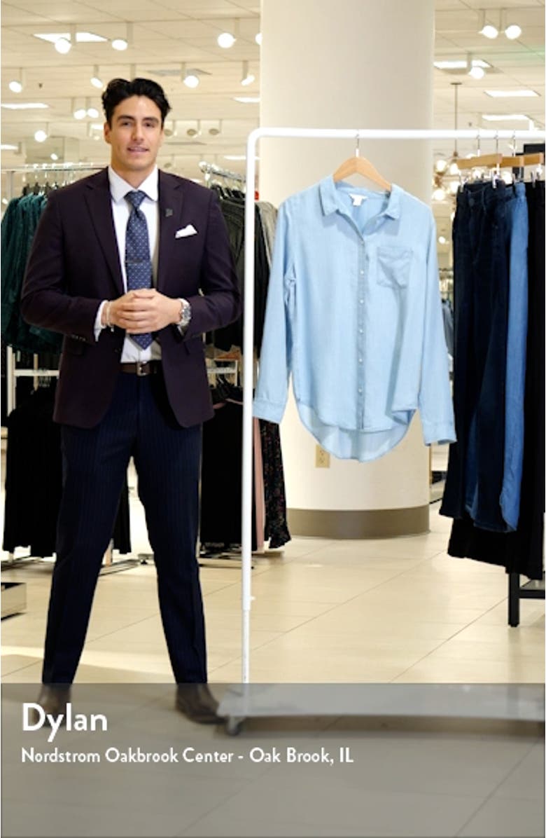 Casual Chambray Button-Up Shirt, sales video thumbnail
