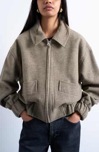 Topshop Crop Bomber Jacket