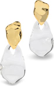 Alexis Bittar Liquid Lucite® Wafer Drop Earrings