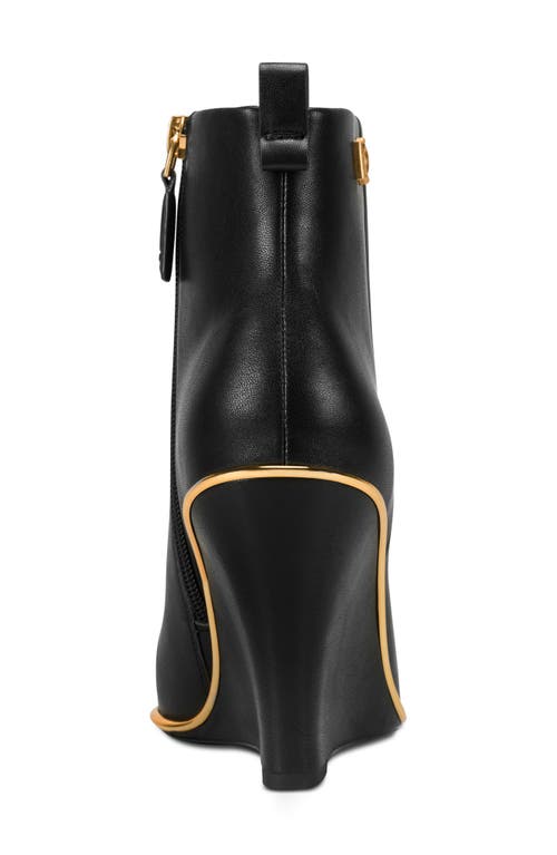 Donna Karan New York Donna Wedge Bootie In Black