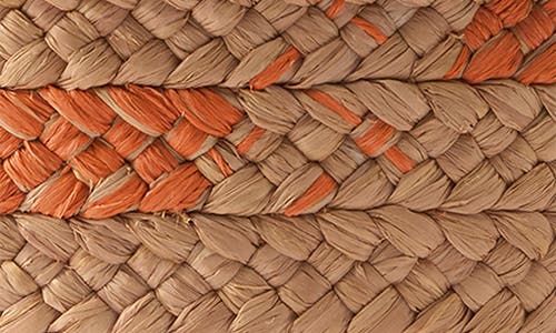 Helen Kaminski Palmas Basket Woven Raffia Tote Bag In Nougat/sunset