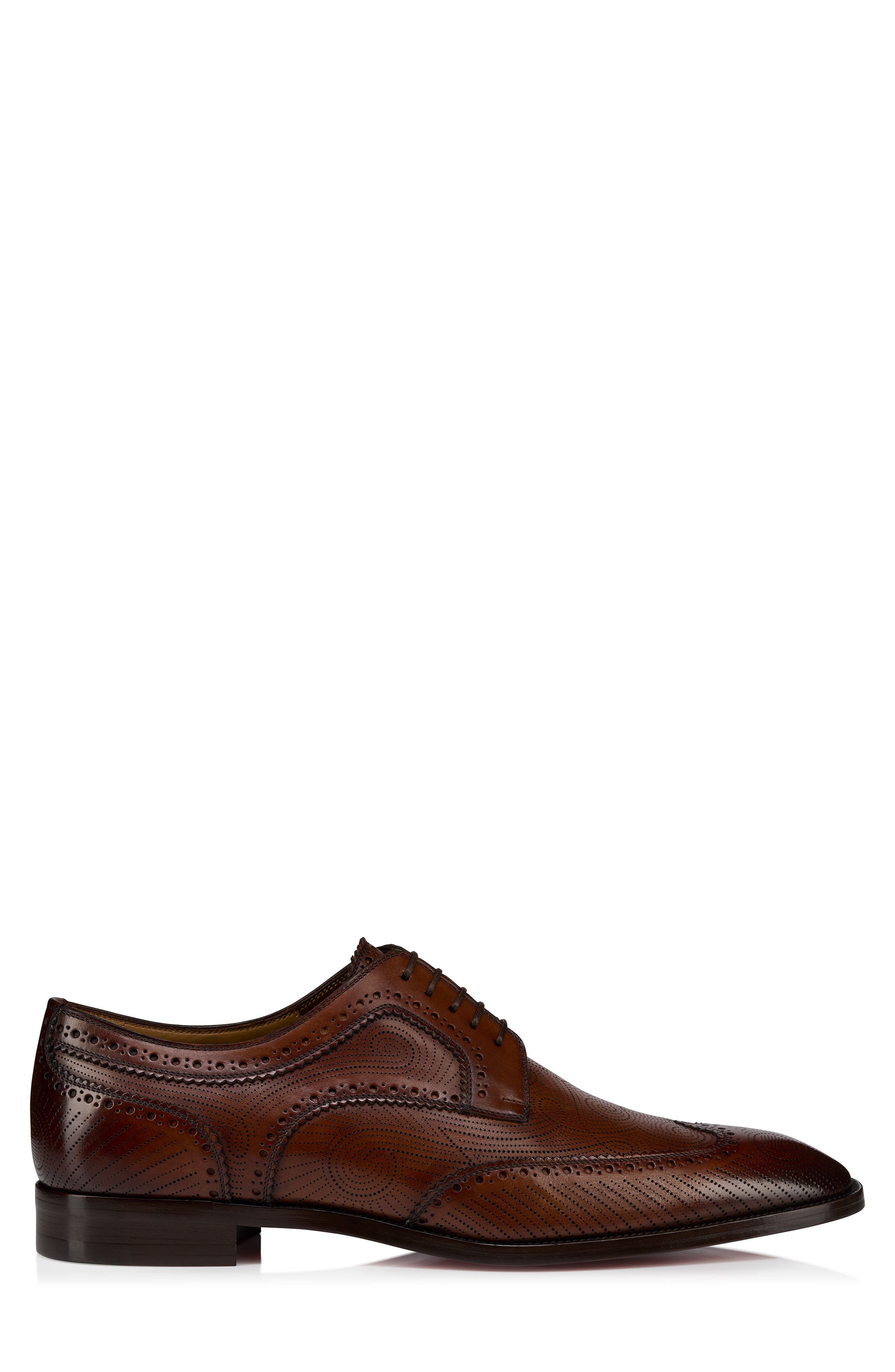 Christian Louboutin Grave Perforated Wingtip Derby, Alternate, color, 