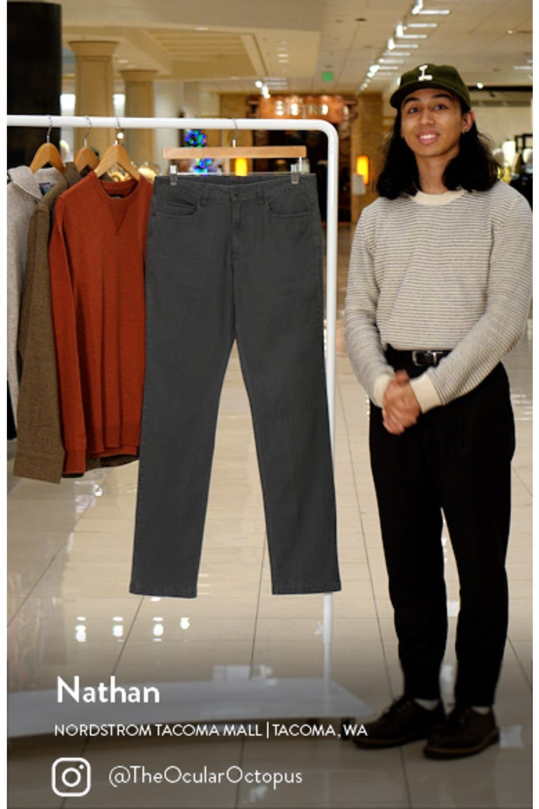Comfort Stretch Flat Front Pants video