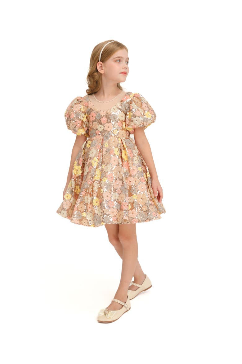 Lamore Dress, Alternate, color, Champagne
