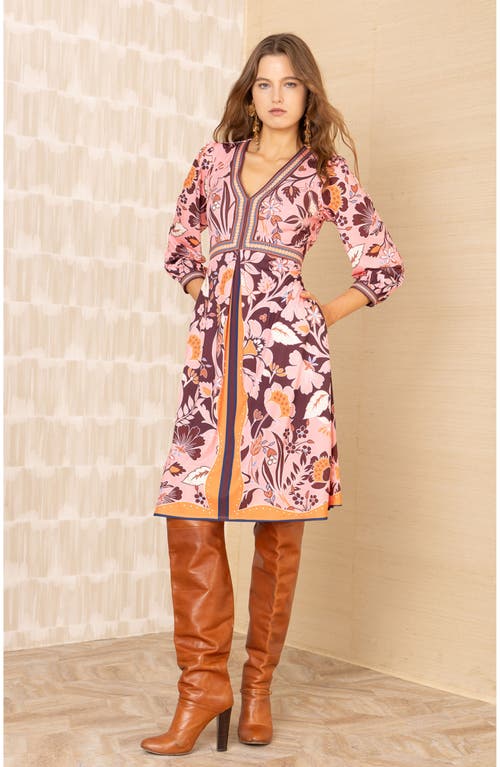 Hale Bob Angelique Jersey Dress In Pink