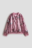 H&M Sequined Bomber Jacket