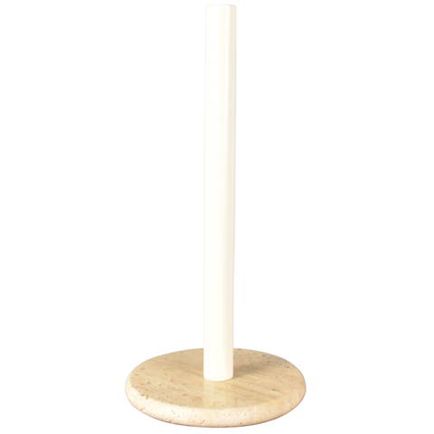 Avery Modern Classic Metal with Non Slip Weighted Marble Base Paper Towel Holder