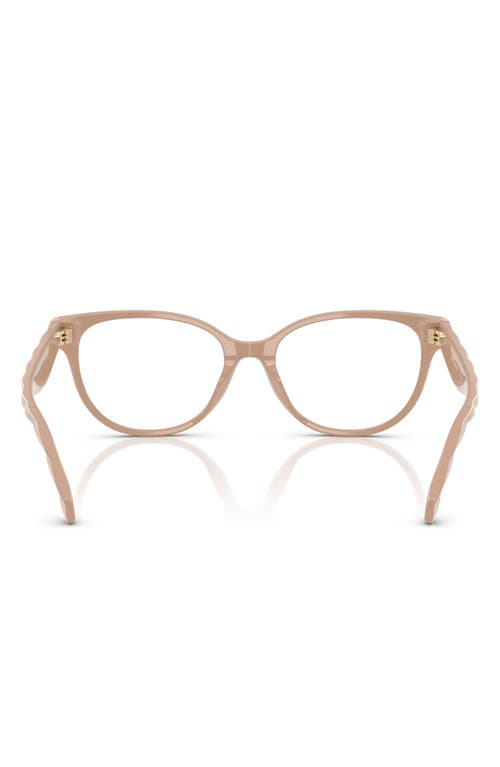 Tory Burch 53mm Phantos Optical Glasses In Bone