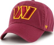 '47 Men's '47 Burgundy Washington Commanders Franchise Logo Fitted Hat