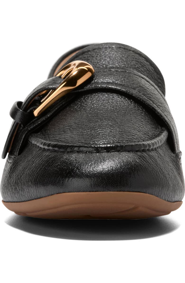 Cole Haan Grand Ambition Alette Buckle Loafer, Alternate, color, Black Tumbled Leather