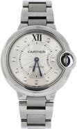 Pre-Owned Cartier Ballon Bleu de Cartier Automatic Watch Stainless Steel with Diamond Markers 33