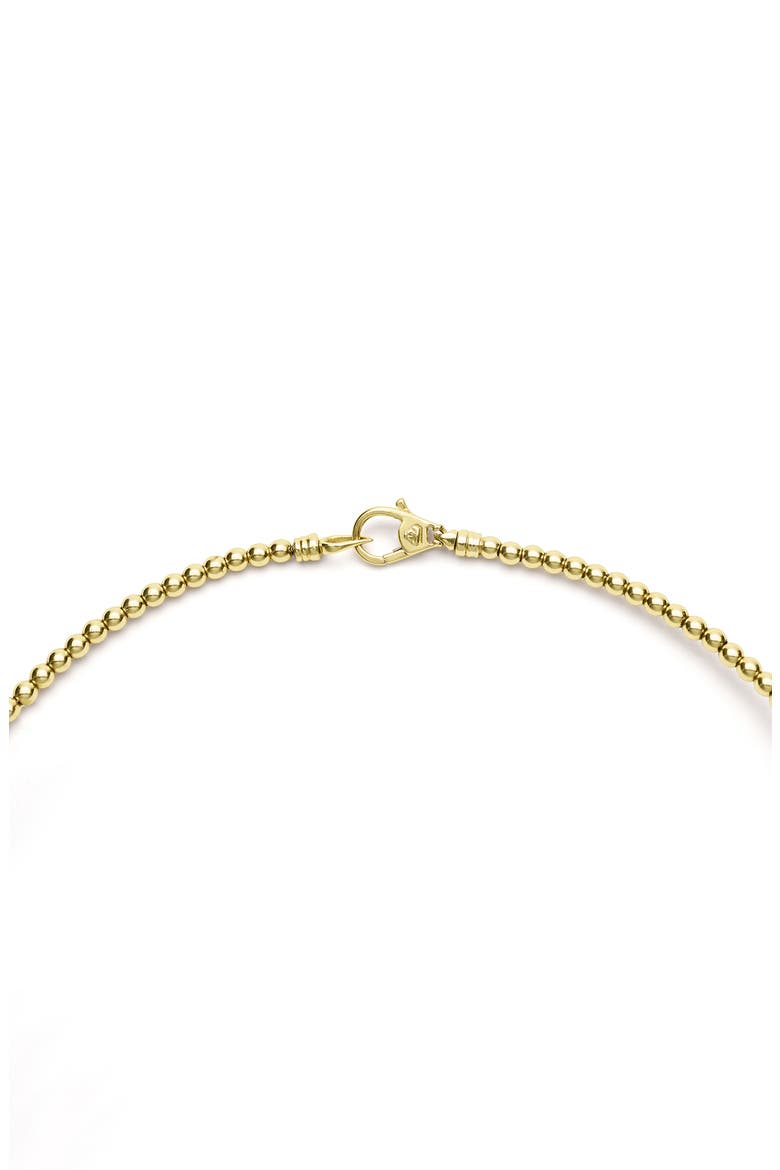 Caviar Gold 18K Collar Necklace, Alternate, color, GOLD
