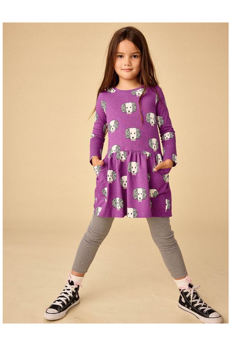 Long Sleeved Pocket Dress, Alternate, color, Maltipoo