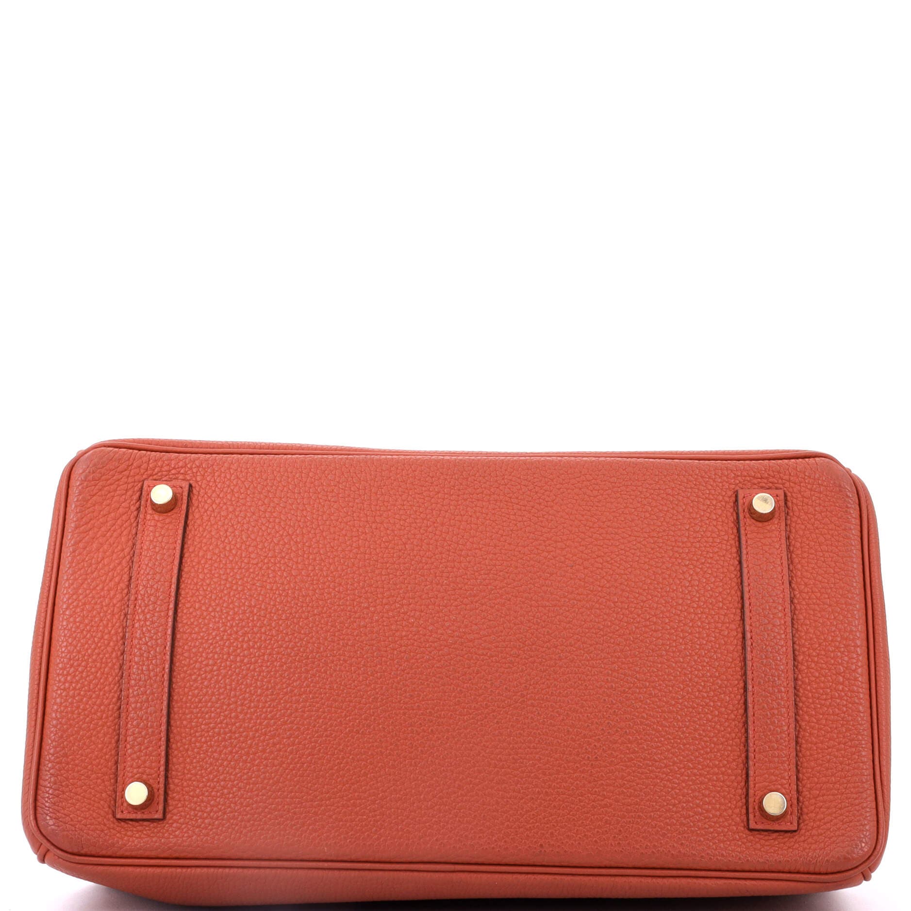 Pre-Owned Hermes Birkin Handbag Brown Togo with Gold Hardware 35, Alternate, color, Brique