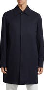 ZEGNA Water Repellent Microfiber Twill Raincoat
