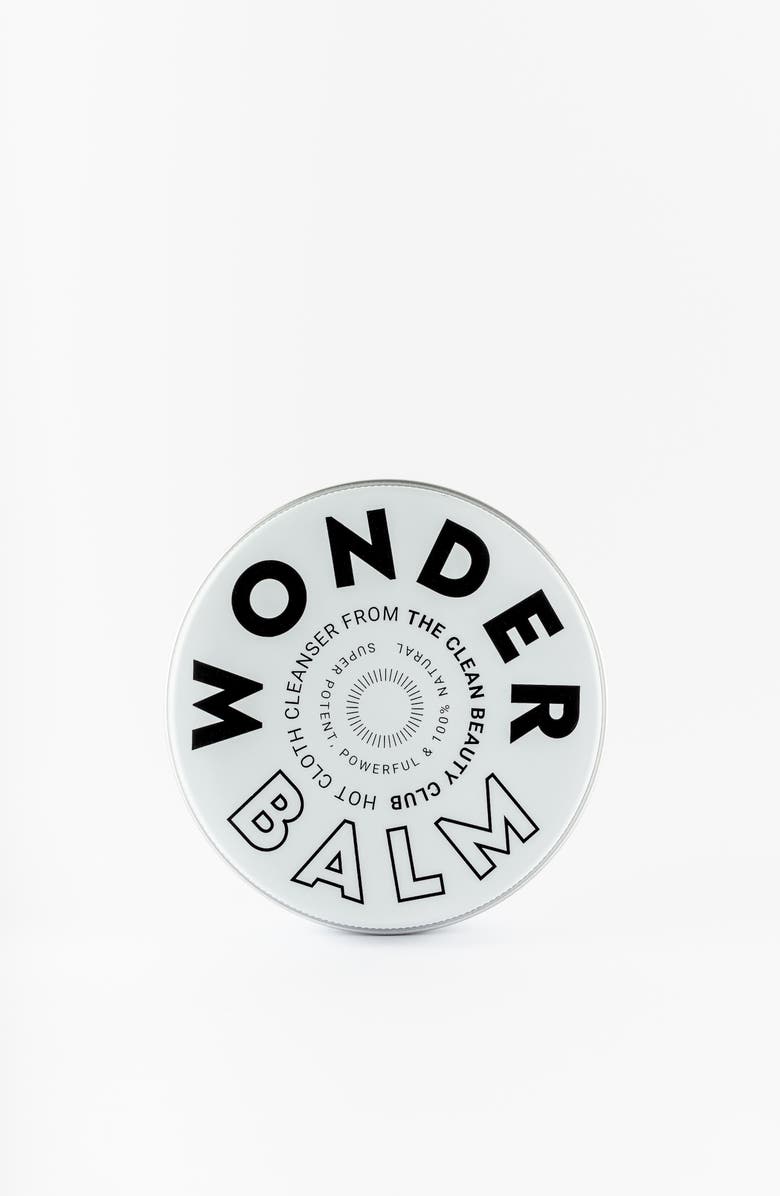 The Clean Beauty Club Wonder Balm - Hot Cloth Cleanser, Main, color, White