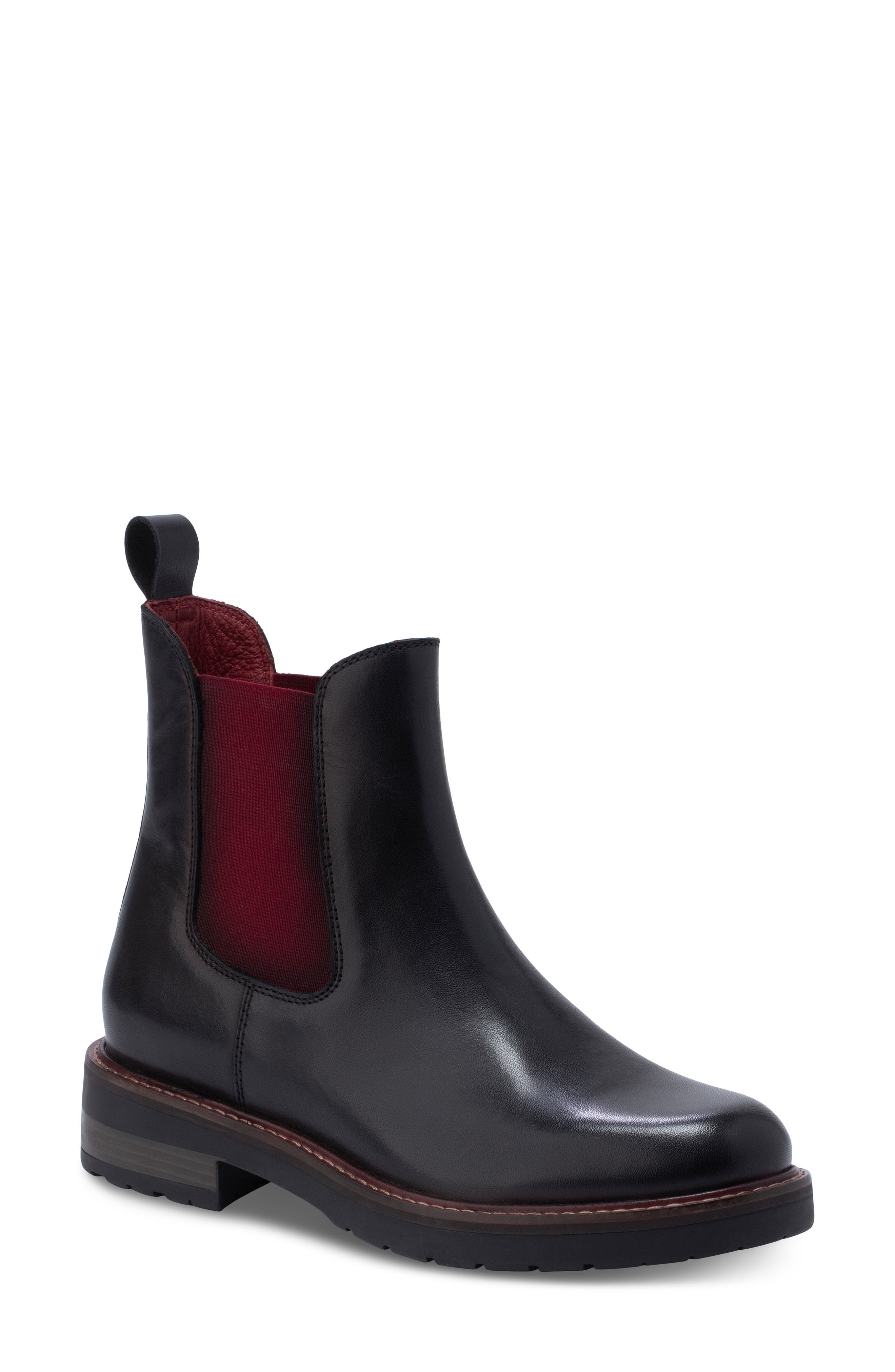 Willa Chelsea Boot, Main, color, BLACK MULTI