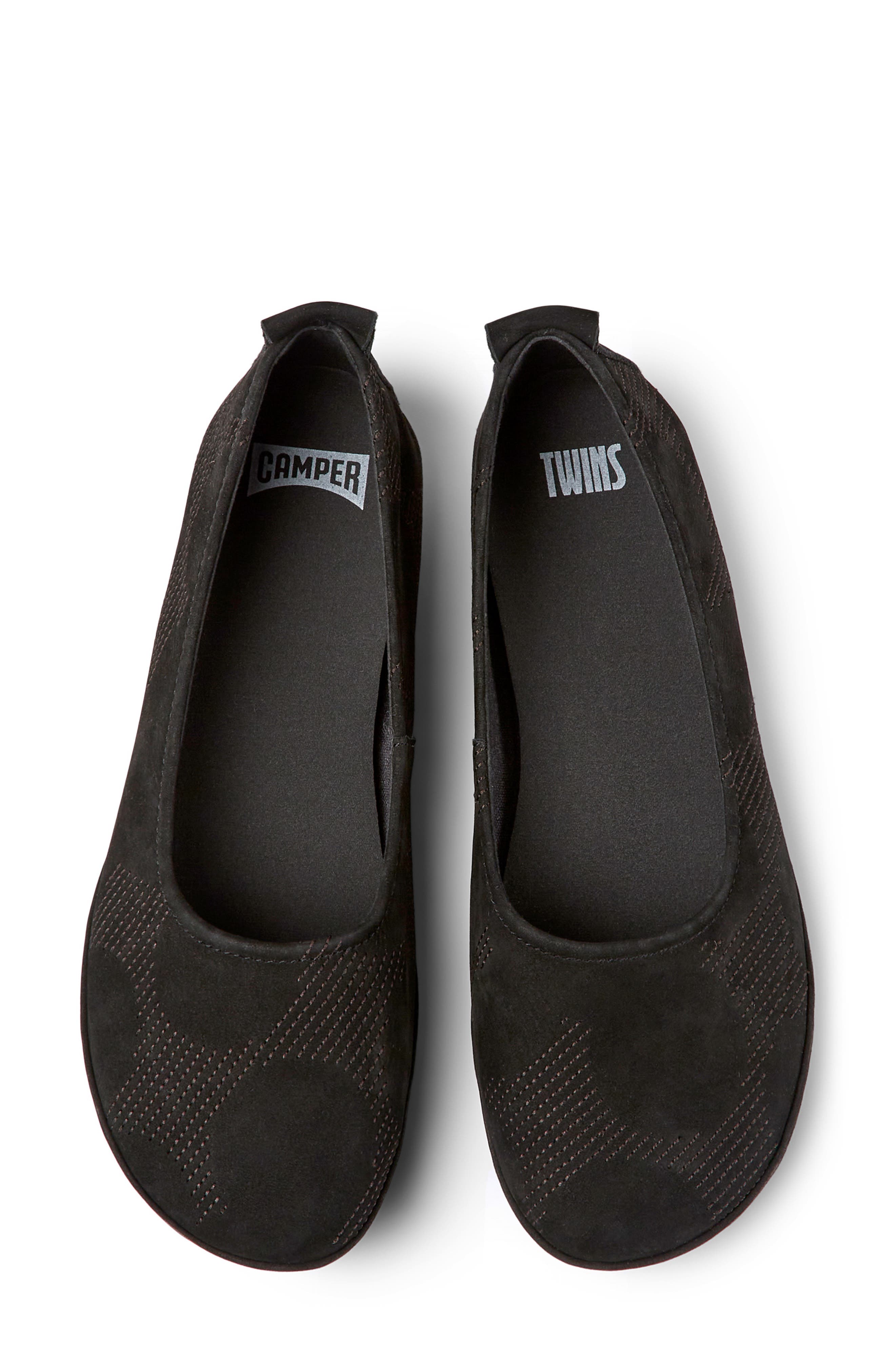 Camper Twins Mismatched Flats, Alternate, color, 