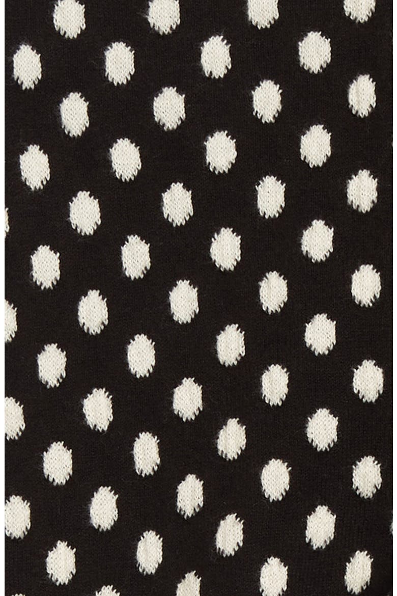 Kids' Print Leggings, Alternate, color, WHITE DOTS- BLACK STRIPES