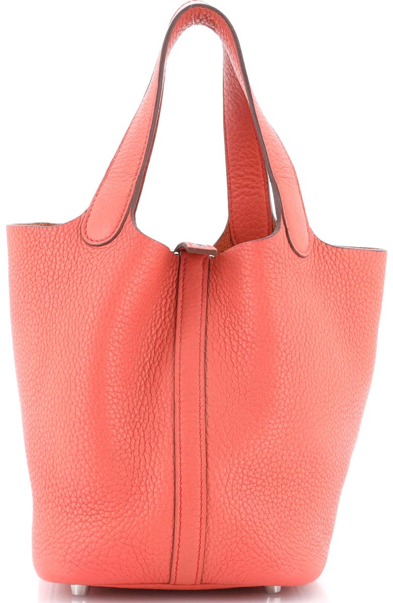 Pre-Owned Hermes Picotin Bag Clemence PM, Main, color, Bougainvillier