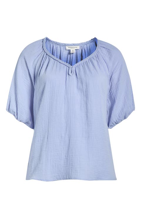 Xyla Cotton Gauze Top (Plus)