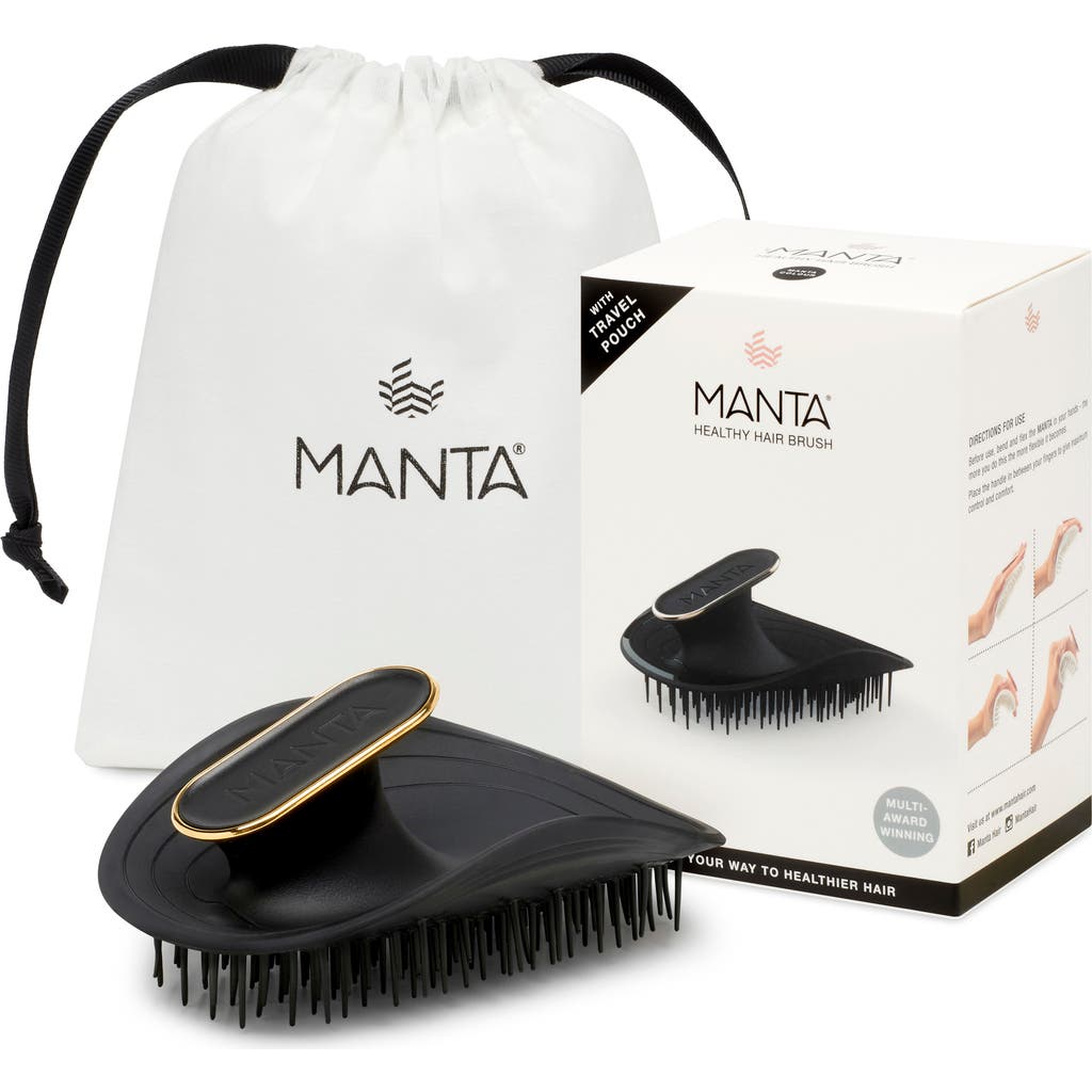 Manta The Gentle Brush for Healthier Hair & Scalp in Black  product