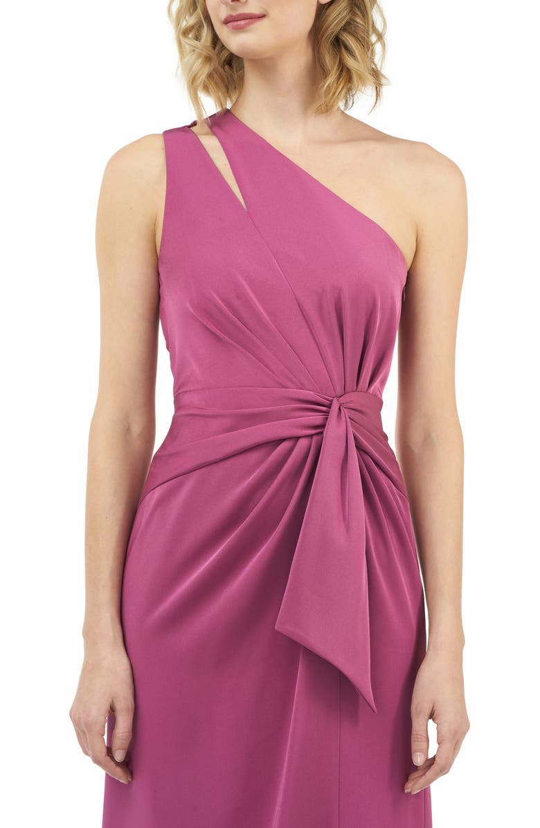 Kay Unger Emma One-Shoulder Gown, Alternate, color, 