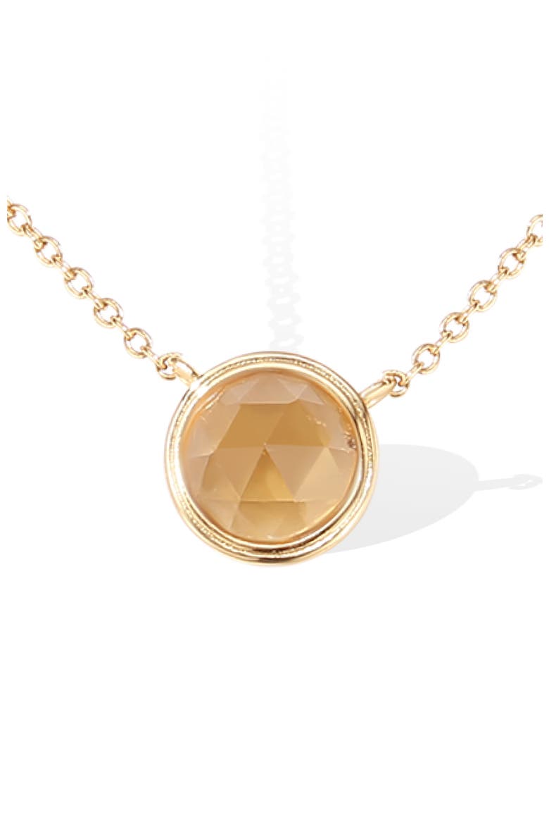 Dawn Star Pendant Necklace, Alternate, color, Gold