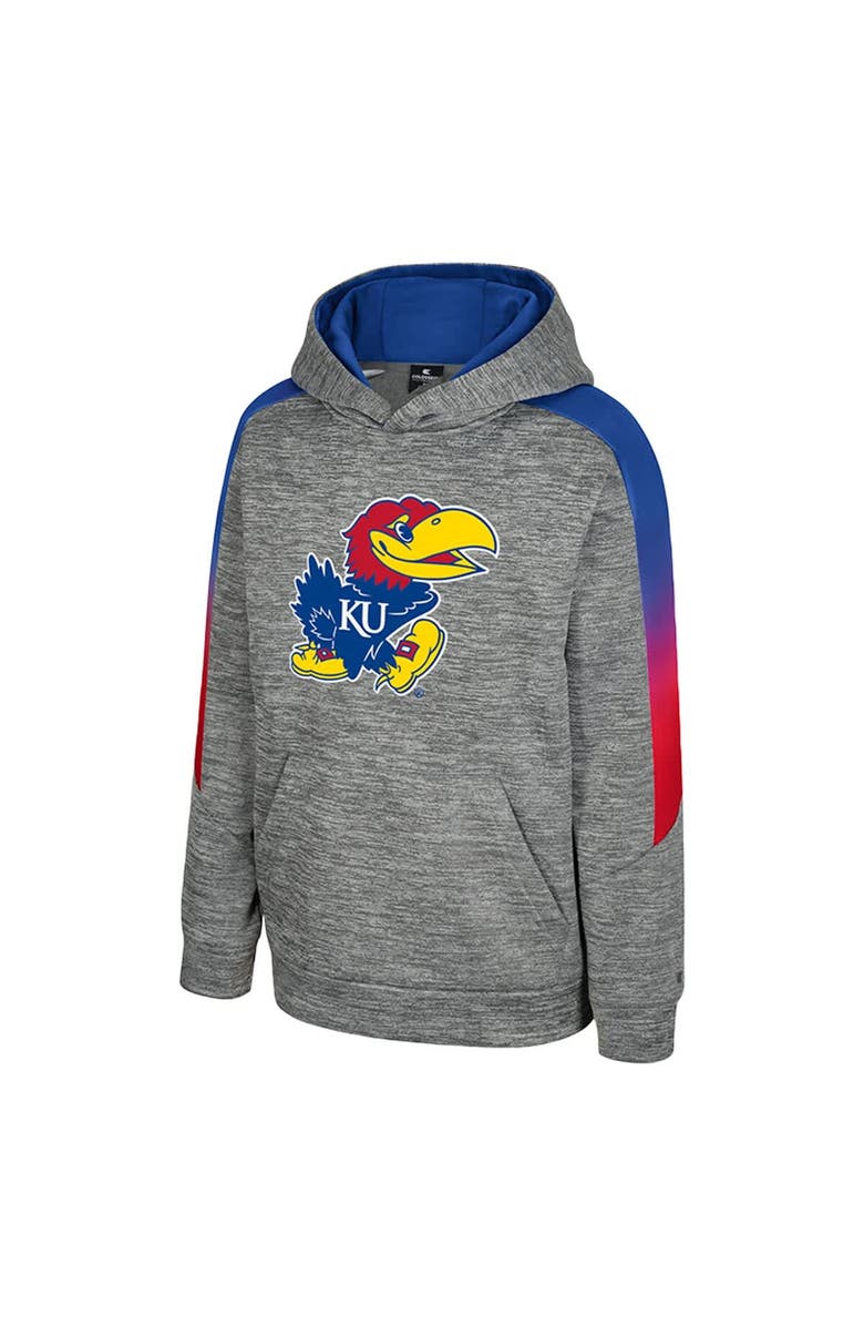 COLOSSEUM Youth Colosseum Gray Kansas Jayhawks The Gang Hoodie, Alternate, color, Gray