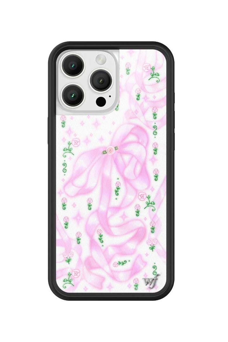 Ribbons & Rosettes iPhone Case, Alternate, color, Pink