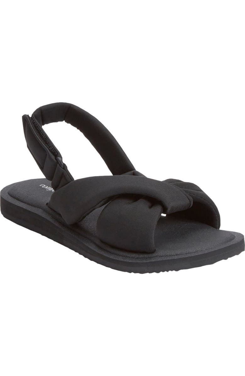Comfortview The Taylor Sandal, Main, color, Black