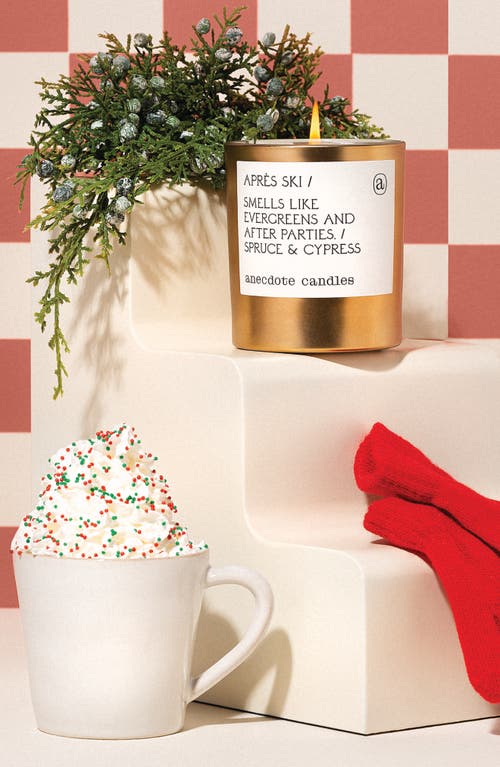 Anecdote Candles Aprés Ski Candle In Gold
