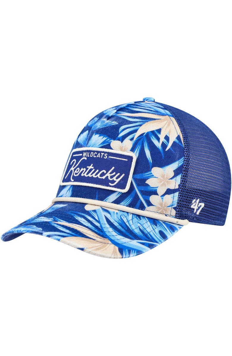 '47 Men's '47 Royal Kentucky Wildcats Tropicalia Hitch Adjustable Hat, Main, color,
