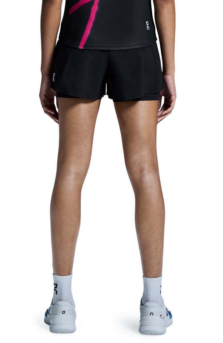 On Court 2-in-1 Tennis Shorts, Alternate, color, Black