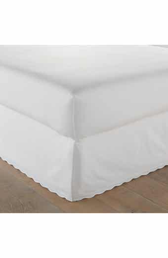 STONE COTTAGE Scalloped Hem Cotton Weave Bedskirt