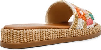 Boardwalk Beaded Slide Sandal